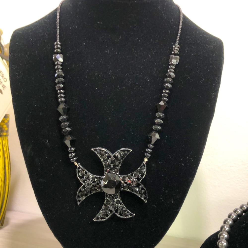 Vintage brooch necklace